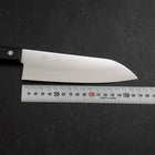 Santoku VG-1 Polished Dark Blue Western Handle 165mm-[Musashi]-[Japanese-Kitchen-Knives]