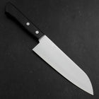 Santoku VG-1 Polished Dark Blue Western Handle 165mm-[Musashi]-[Japanese-Kitchen-Knives]