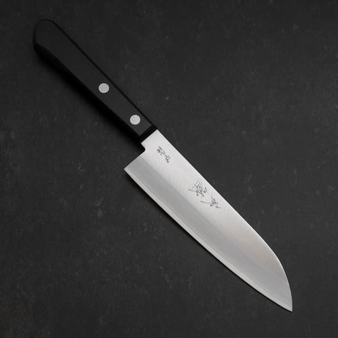 Santoku VG-1 Polished Western Black Handle 135mm