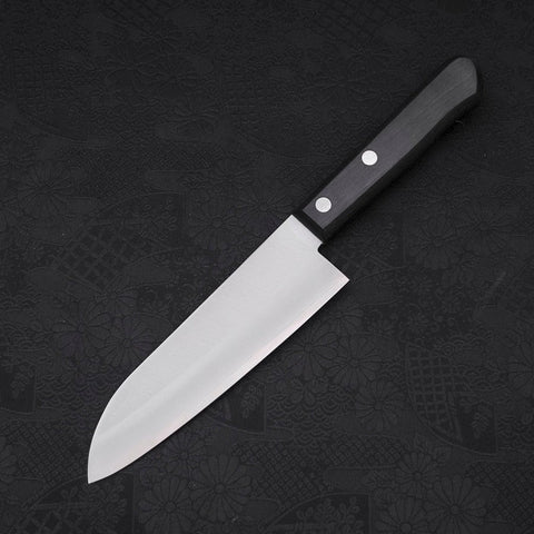 Santoku VG-1 Polished Western Black Handle 140mm-[Musashi]-[Japanese-Kitchen-Knives]