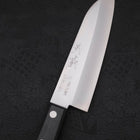 Santoku VG-1 Polished Western Black Handle 140mm-[Musashi]-[Japanese-Kitchen-Knives]