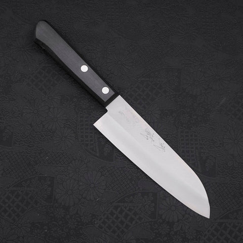 Santoku VG-1 Polished Western Black Handle 140mm-[Musashi]-[Japanese-Kitchen-Knives]