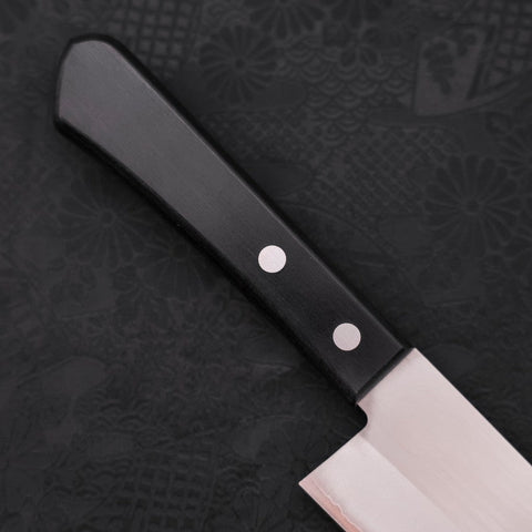 Santoku VG-1 Polished Western Black Handle 165mm Limited-[Musashi]-[Japanese-Kitchen-Knives]