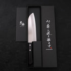 Santoku VG-1 Polished Western Black Handle 165mm Limited-[Musashi]-[Japanese-Kitchen-Knives]