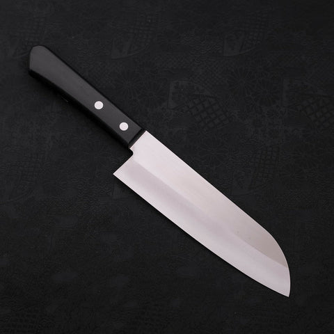 Santoku VG-1 Polished Western Black Handle 165mm Limited-[Musashi]-[Japanese-Kitchen-Knives]