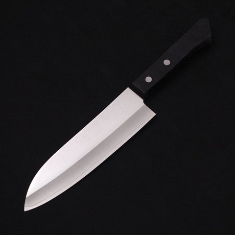 Santoku VG-1 Polished Western Black Handle 165mm-[Musashi]-[Japanese-Kitchen-Knives]
