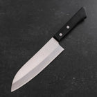 Santoku VG-1 Polished Western Black Handle 165mm-[Musashi]-[Japanese-Kitchen-Knives]
