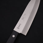 Santoku VG-1 Polished Western Black Handle 165mm-[Musashi]-[Japanese-Kitchen-Knives]