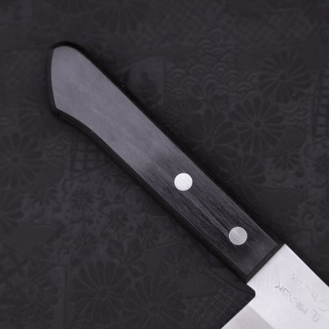 Santoku VG-1 Polished Western Black Handle 165mm-[Musashi]-[Japanese-Kitchen-Knives]