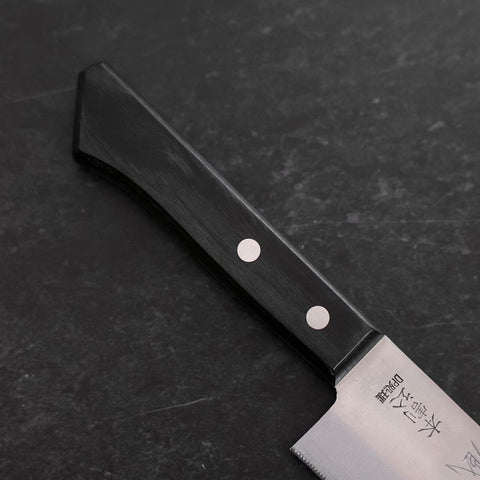 Santoku VG-1 Polished Western Black Handle 165mm-[Musashi]-[Japanese-Kitchen-Knives]