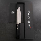 Santoku VG-1 Polished Western Black Handle 165mm-[Musashi]-[Japanese-Kitchen-Knives]