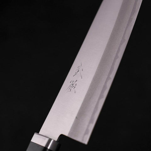 Santoku VG-1 Polished Western Black Handle 170mm-[Musashi]-[Japanese-Kitchen-Knives]