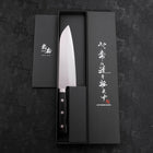 Santoku VG-1 Polished Western Black Handle 170mm-[Musashi]-[Japanese-Kitchen-Knives]
