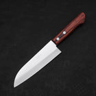Santoku VG-1 Polished Western Mahogany Handle 140mm-[Musashi]-[Japanese-Kitchen-Knives]