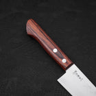 Santoku VG-1 Polished Western Mahogany Handle 140mm-[Musashi]-[Japanese-Kitchen-Knives]