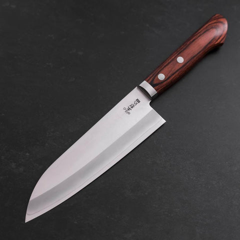 Santoku VG-1 Pulido Mango Occidental de Caoba 165 mm