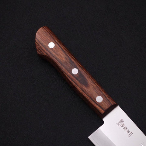 Santoku VG-1 Polished Western Mahogany Handle 165mm-[Musashi]-[Japanese-Kitchen-Knives]
