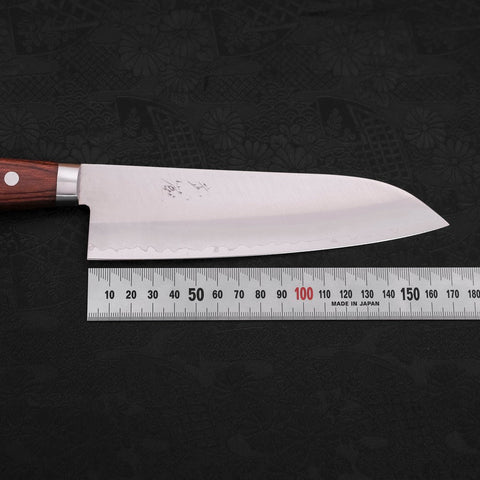 Santoku VG-1 Polished Western Mahogany Handle 170mm-[Musashi]-[Japanese-Kitchen-Knives]