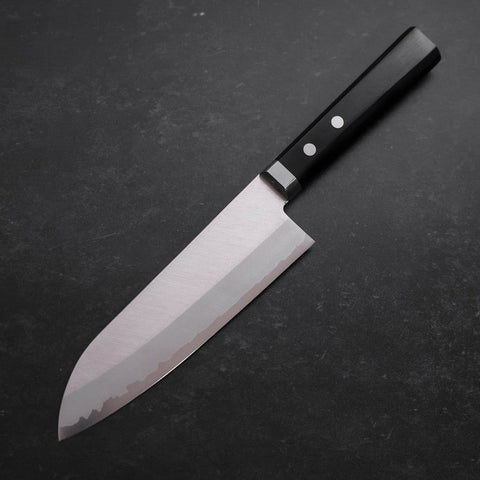 Santoku VG-1 Polished Western Square-Shaped Handle 165mm-[Musashi]-[Japanese-Kitchen-Knives]
