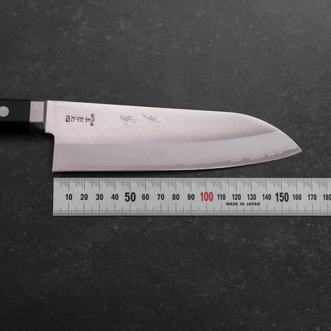 Santoku VG-1 Polished Western Square-Shaped Handle 165mm-[Musashi]-[Japanese-Kitchen-Knives]