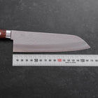 Santoku VG-1 Tsuchime Western Mahogany Handle 165mm-[Musashi]-[Japanese-Kitchen-Knives]