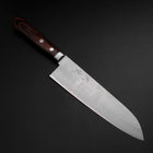 Santoku VG-1 Tsuchime Western Mahogany Handle 180mm-[Musashi]-[Japanese-Kitchen-Knives]