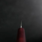 Santoku VG-1 Tsuchime Western Red Mahogany Handle 130mm (Tsuba Nashi)-[Musashi]-[Japanese-Kitchen-Knives]
