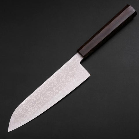 Santoku VG-10 Damascus Ashwood Handle 170mm (6.7”)