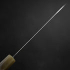 Santoku VG-10 Damascus Buffalo Dark Pink Maple Handle 180mm-[Musashi]-[Japanese-Kitchen-Knives]