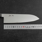 Santoku VG-10 Damascus Gray Birch Handle 180mm-[Musashi]-[Japanese-Kitchen-Knives]