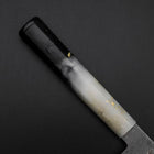 Santoku VG-10 Damascus Ocean White Black Gold Handle 165mm-[Musashi]-[Japanese-Kitchen-Knives]