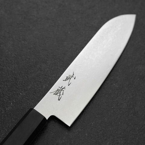 Santoku VG-10 Damascus Pakka Handle 130mm (5.1”)-[Musashi]-[Japanese-Kitchen-Knives]