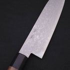 Santoku VG-10 Damascus Walnut Handle 165mm-[Musashi]-[Japanese-Kitchen-Knives]