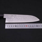Santoku VG-10 Damascus Walnut Handle 165mm-[Musashi]-[Japanese-Kitchen-Knives]