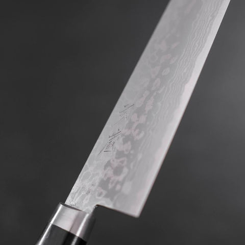 Santoku VG-10 Damascus Western Black Handle 170mm-[Musashi]-[Japanese-Kitchen-Knives]