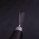 Santoku VG-10 Damascus Western Black Handle 170mm-[Musashi]-[Japanese-Kitchen-Knives]