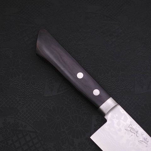 Santoku VG-10 Damascus Western Black Handle 170mm-[Musashi]-[Japanese-Kitchen-Knives]