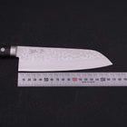 Santoku VG-10 Damascus Western Black Handle 170mm-[Musashi]-[Japanese-Kitchen-Knives]