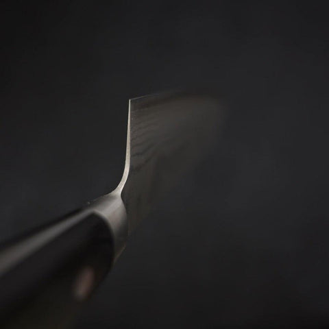 Santoku VG-10 Damascus Western Black Handle Seki 170mm-[Musashi]-[Japanese-Kitchen-Knives]