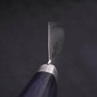 Santoku VG-10 Damascus Western Dark Blue Handle 170mm-[Musashi]-[Japanese-Kitchen-Knives]