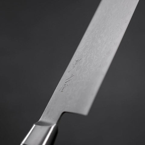 Santoku VG-10 Damascus Western Round Handle 180mm (7”)-[Musashi]-[Japanese-Kitchen-Knives]
