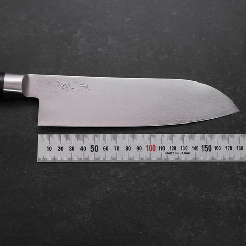 Santoku VG-10 Damascus Western Round Handle 180mm-[Musashi]-[Japanese-Kitchen-Knives]