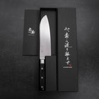 Santoku VG-10 Damascus Western Round Handle 180mm-[Musashi]-[Japanese-Kitchen-Knives]