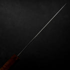 Santoku VG-10 Damascus Yellow-Brown Birch Handle 180mm (7”)-[Musashi]-[Japanese-Kitchen-Knives]