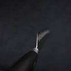Santoku VG-10 Mirror Tsuchime Damascus Western Black Handle 180mm-[Musashi]-[Japanese-Kitchen-Knives]