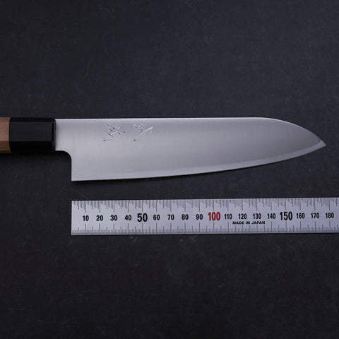 Santoku VG-10 Polished Japanese Cherry Handle 180mm-[Musashi]-[Japanese-Kitchen-Knives]