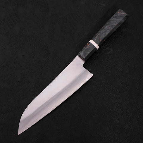 Santoku VG-10 Polished Marbled Maple Handle 150mm-[Musashi]-[Japanese-Kitchen-Knives]
