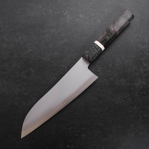 Santoku VG-10 Polished Marbled Maple Handle 180mm-[Musashi]-[Japanese-Kitchen-Knives]