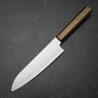 Santoku VG-10 Polished Ovangkol Handle 180mm (7”)-[Musashi]-[Japanese-Kitchen-Knives]