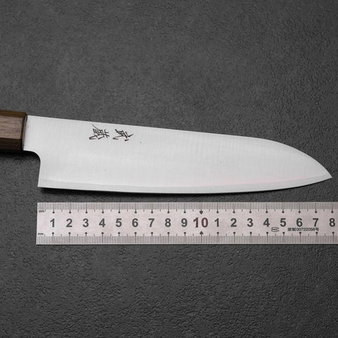 Santoku VG-10 Polished Ovangkol Handle 180mm (7”)-[Musashi]-[Japanese-Kitchen-Knives]